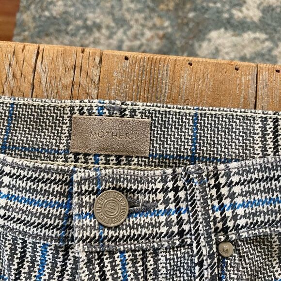 MOTHER
The Insider Plaid Ankle Jeans - Picture 8 of 10